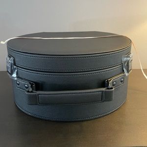 Net-a-Porter Vanity Makeup Case Trunk Black 11x9x5.5 NEW